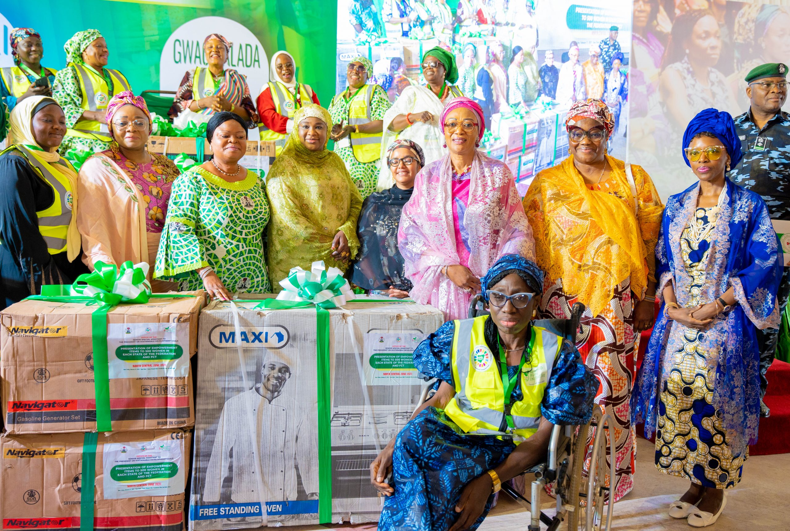 Her Excellency inaugurates Oluremi Tinubu Mother & Child Center in Awo Omanma General Hospital in Imo State (represented by wife of Vice President Hajia Nana Shettima)