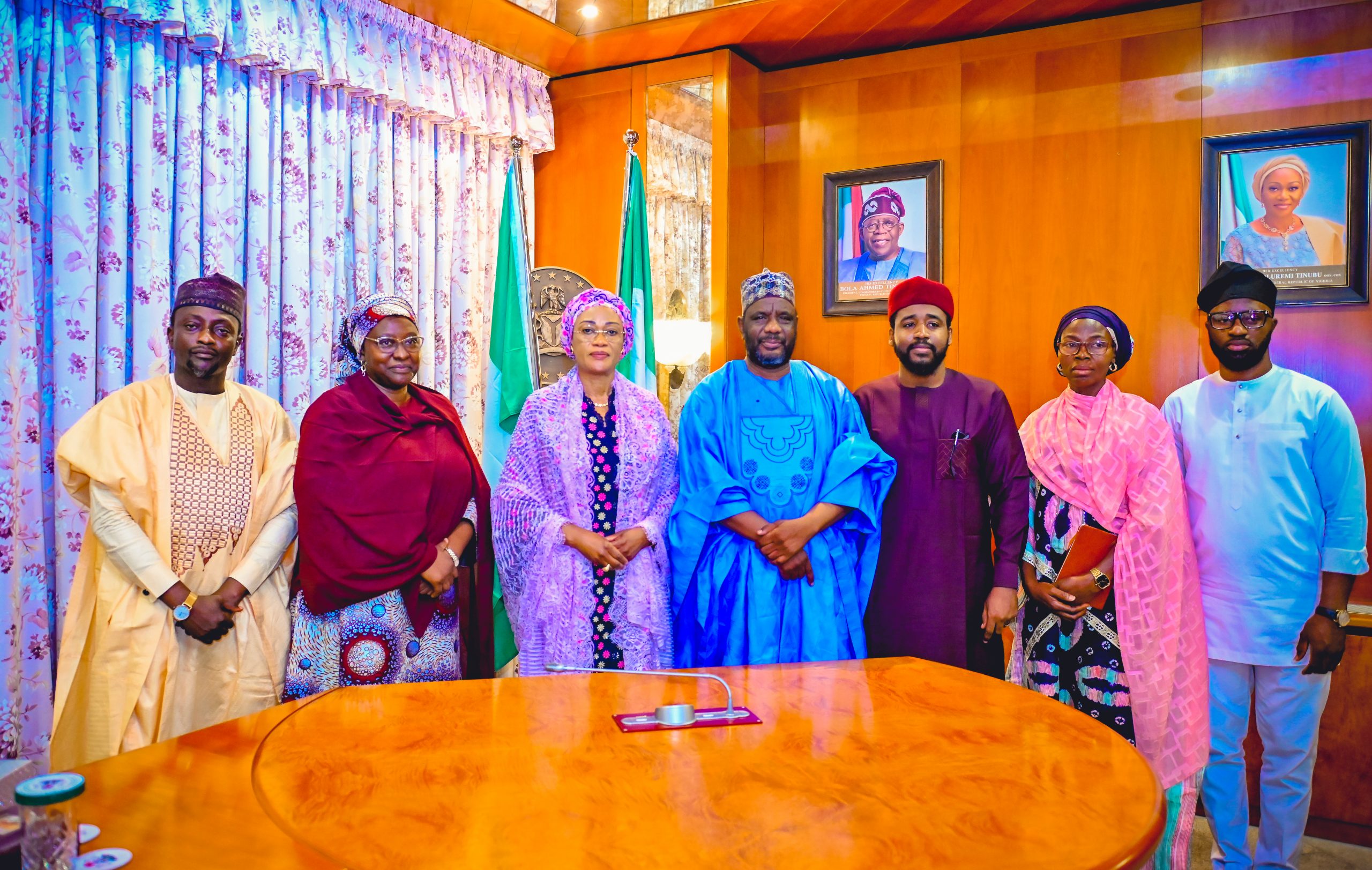 Her Excellency receives Almajiri/Out of School Children Committee seeking collaboration with RHI