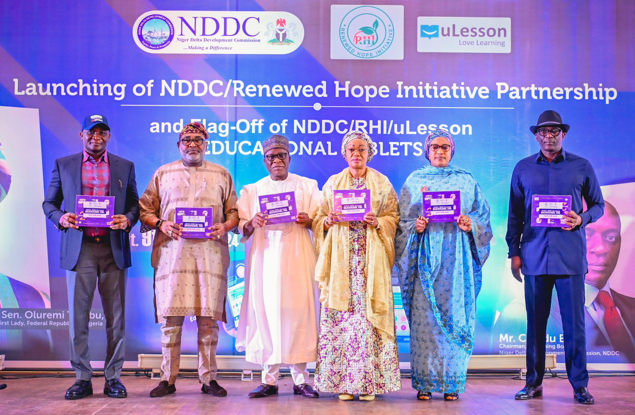 Her Excellency flags of 2025 Series of NDDC/RHI Free Medical Outreaches in Otuesega, Delta State