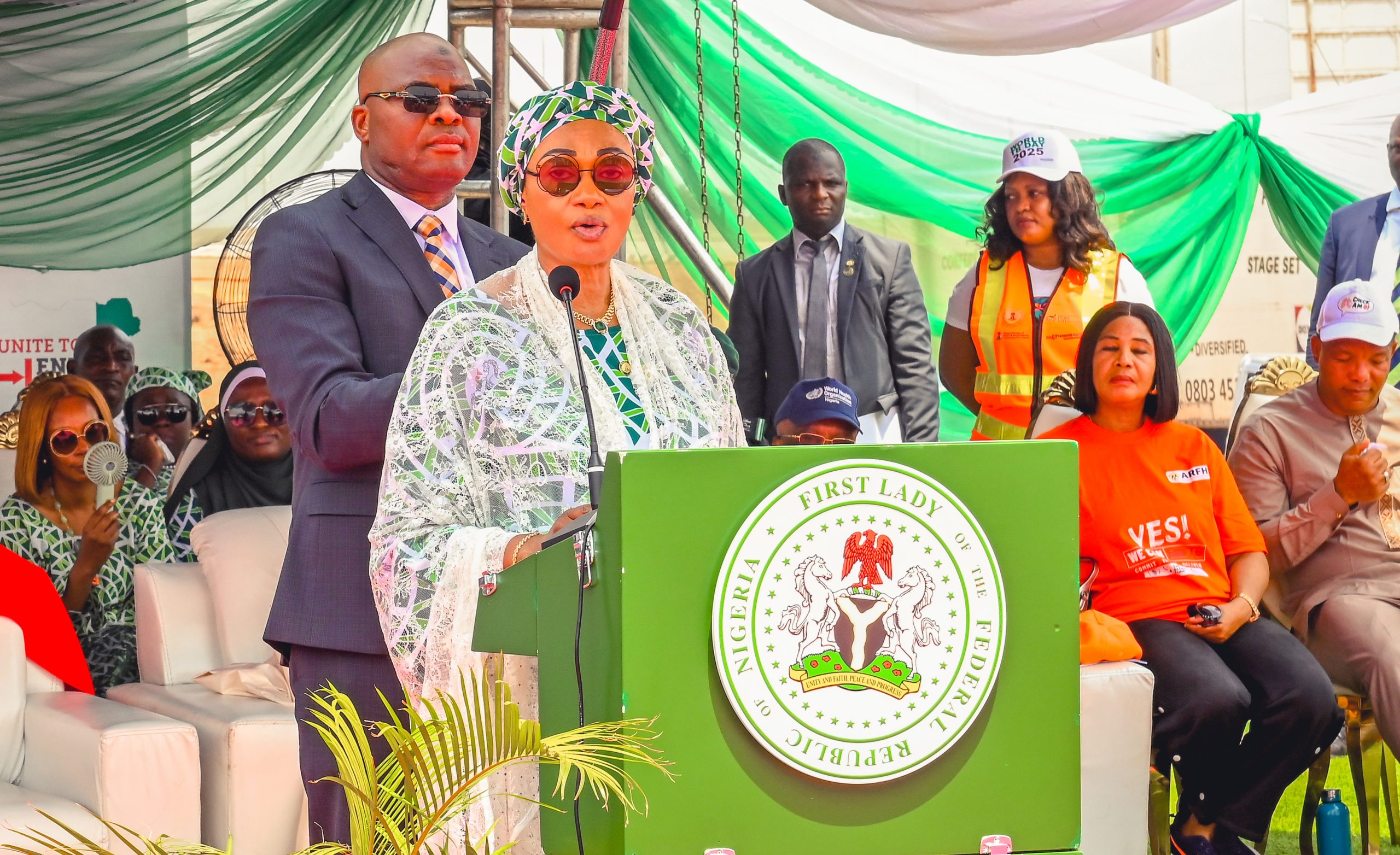 Her Excellency commemorates World TB Day with Community outreach in Sauka Community (donates additional N1bn to fight the disease)