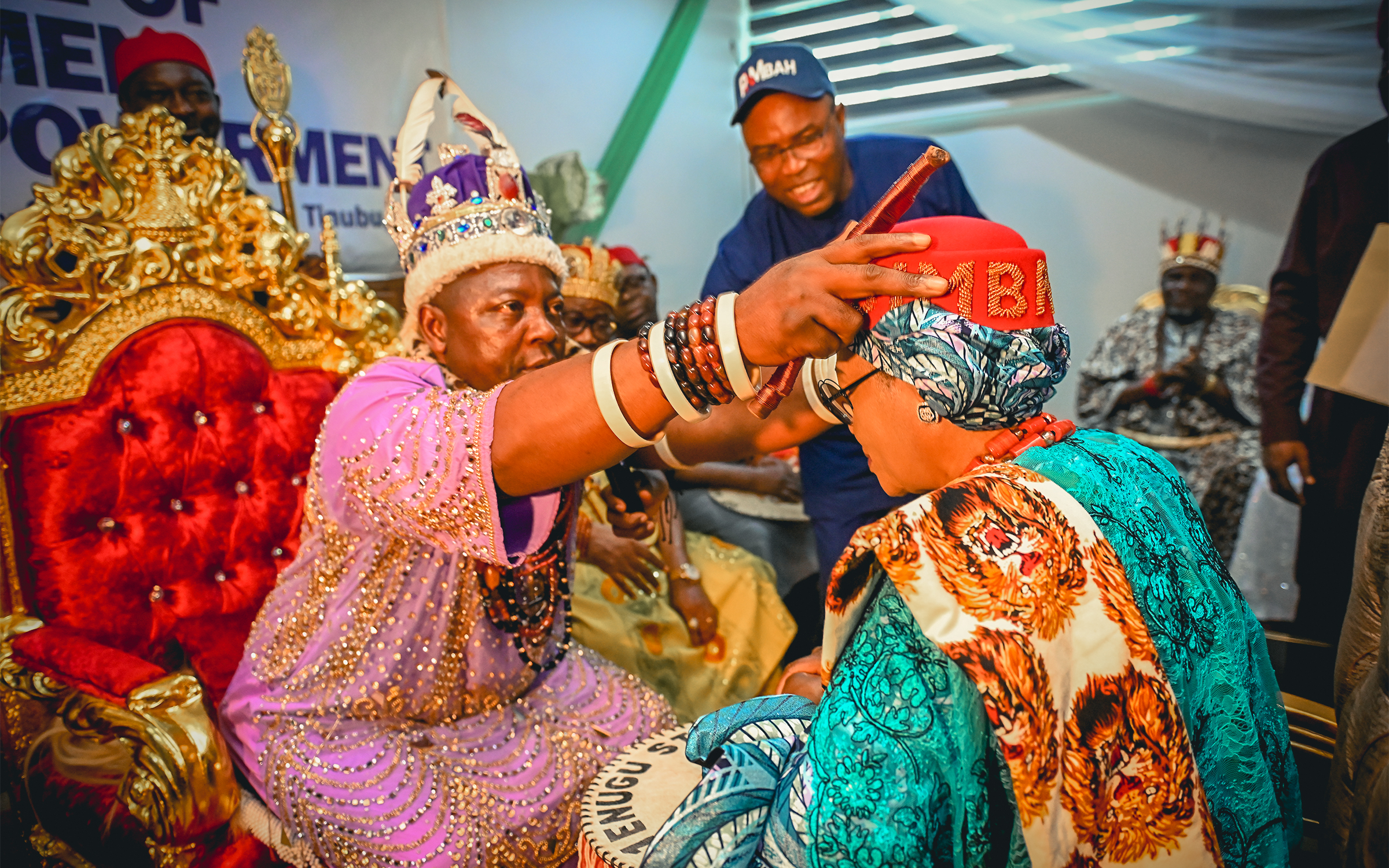 Her Excellency is conferred with Ugosimba 1 Chieftancy title in Enugu