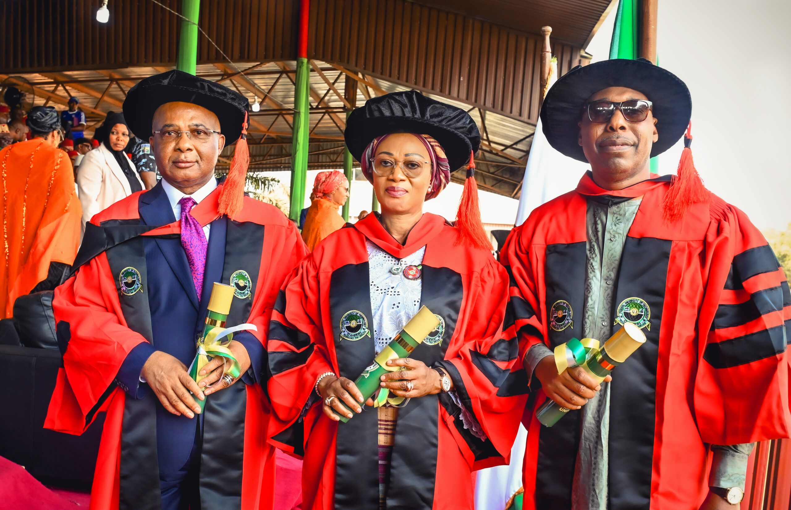 Her Excellency conferred with Doctorate at Federal University of Technology, Owerri