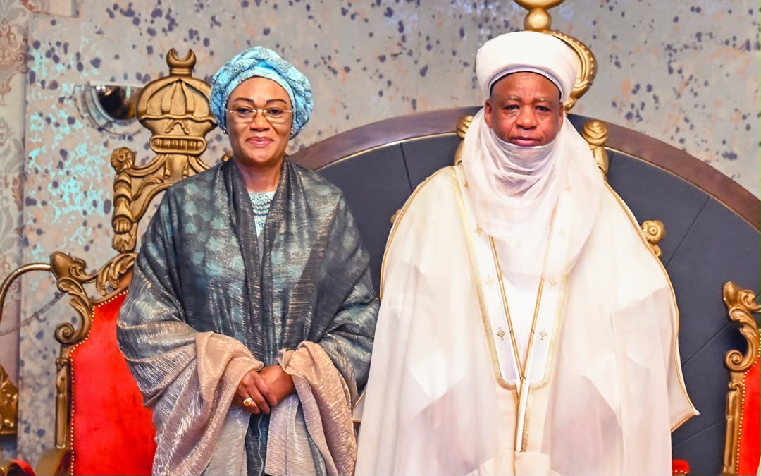 FIRST LADY OF NIGERIA VISITS SULTAN OF SOKOTO